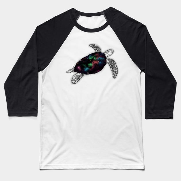 Life on a turtle shell Baseball T-Shirt by Relentlessartist